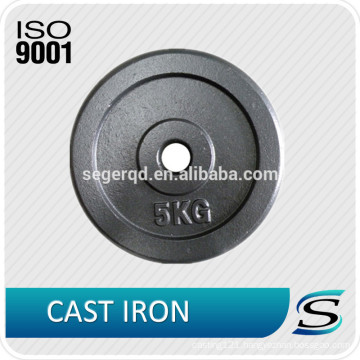 cast iron black painting weight plate 5kg 10kg 15kg